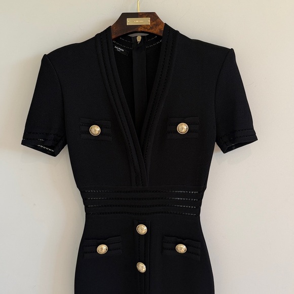 Balmain
short gold-tone buttons knit dress - Picture 11 of 15
